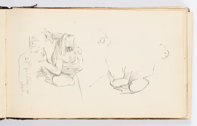 Page de carnet de croquis
