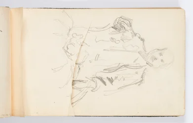 Page de carnet de croquis