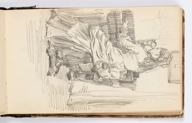 Page de carnet de croquis