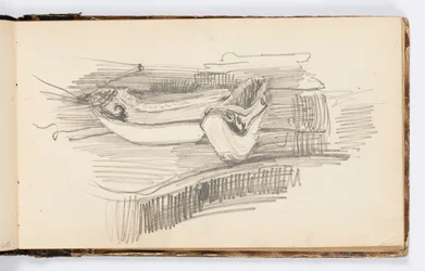 Page de carnet de croquis