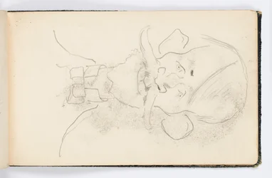 Page de carnet de croquis : Caricature