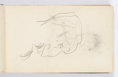 Page de carnet de croquis : Caricatures