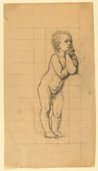 Étude pour "Éducation," "Le Progrès de la Civilisation : La Forge, le Commerce et l