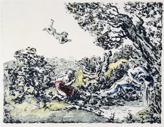Album de Paysage : La Source, 1900 (lithographie en couleurs)