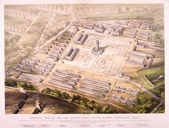 Marché aux bestiaux métropolitain, Londres
