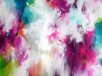Une explosion de couleurs dynamiques