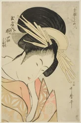 Akashi du Tamaya, de la série Les Sept Komachis de Yoshiwara (Seiro nana Komachi), c.1794-95