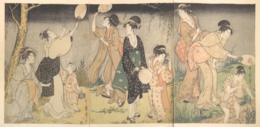 Capture de lucioles (Hotaru gari)