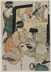 Chushingura : Acte I du Magasin de la loyauté, fin des années 1790