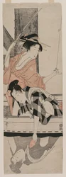 Couple dans un Bateau, vers 1799