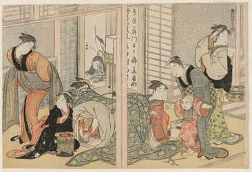 Plaisirs élégants des quatre saisons, vers 1782