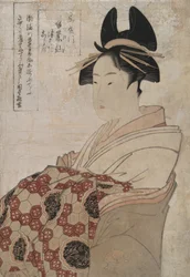 Miyahito de la maison de thé Ōgi-ya