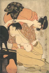 Mère et enfant, vers 1793
