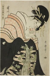 Takigawa, de la série "Array of Supreme Beauties of the Present Day"
