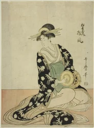 La courtisane Matsukaze de Matsubaya, d