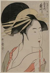 La courtisane Takigawa d