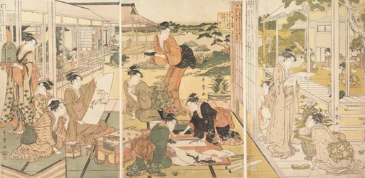 Les Quatre Accomplissements Kinkishoga, vers 1788-90