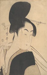 Femme après un bain