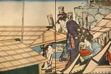 Femmes sur un bateau