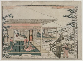 Chushingura : Acte IX de la série Images en perspective pour La Maison du Trésor de la Loyauté, vers 179