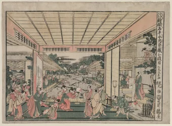 Chushingura : Acte VII (de la série Images en perspective pour La maison du trésor de la loyauté)
