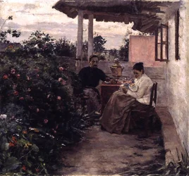 Sur la véranda