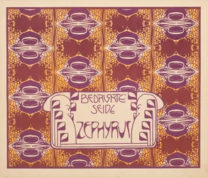 Zephyr en soie imprimée, 1901