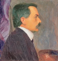 Selbstportrait - Self-portrait … (oil on canvas)