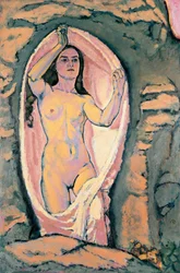 Venus in der Grotte - Vénus dans la grotte ... (huile sur toile)