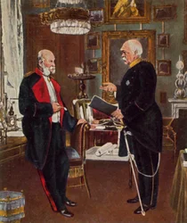 Empereur et chancelier (lithographie couleur améliorée)