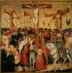 Crucifixion (peinture sur bois)