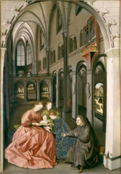 La Sainte Famille avec Sainte Barbe et Sainte Catherine