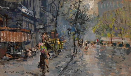 Une rue à Paris, 1918