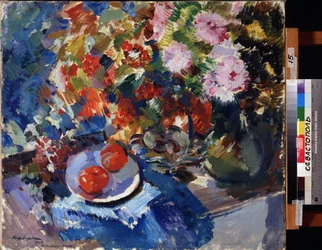 Asters et tomates