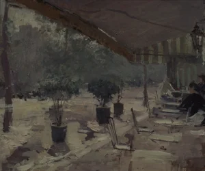 Café à Paris, années 1890