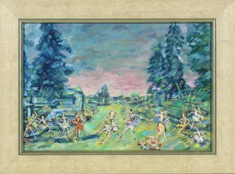 Décor de scène pour le ballet Corsaire par A. Adam, 1914