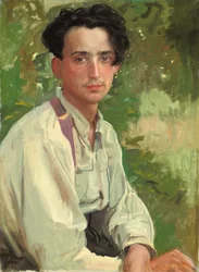 Portrait de Vladimir Aleksandrovich Somov, neveu de l