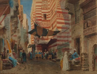 Dans la rue du Caire, 1873