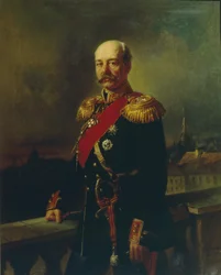 Portrait du général Konstantin Petrovich von Kaufman 1818-1882, 1866