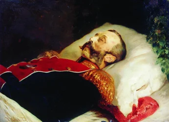 Konstantin Makovsky Alexandre II sur scène 1881