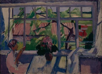 Sur la terrasse, 1929
