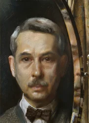 Autoportrait dans un miroir