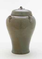 Pot avec motif incisé de lotus, seconde moitié du 12ème siècle