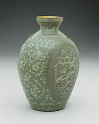 Vase avec dragon et phénix, dynastie Goryeo
