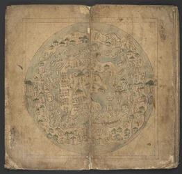 Carte du monde, de 