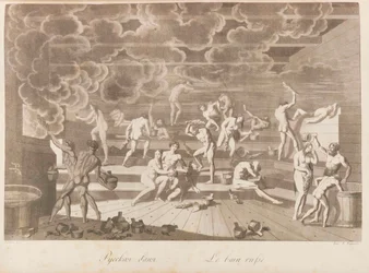 Un bain russe. Les peuples de la Russie ou description des mœurs par Charles de...