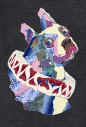 Un chien haut en couleur à Ruff