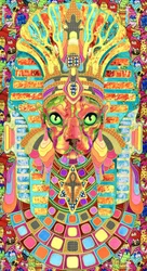 Le chat pharaon plein de vie