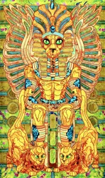 Une divinité égyptienne pleine de vie