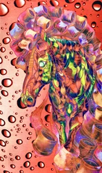 Un cheval fantastique plein de vie